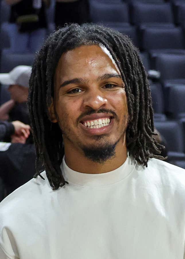 LAS VEGAS, NEVADA - AUGUST 19: TikTok food reviewer Keith Lee poses after attending a game between the Los Angeles Sparks and the Las Vegas Aces at Michelob ULTRA Arena on August 19, 2023 in Las Vegas, Nevada. The Sparks defeated the Aces 78-72. NOTE TO USER: User expressly acknowledges and agrees that, by downloading and or using this photograph, User is consenting to the terms and conditions of the Getty Images License Agreement.