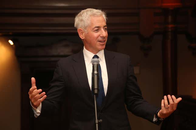 NEW YORK, NY - OCTOBER 19: Bill Ackman attends Legion of Honour Award Ceremony and Dinner for Olivia Tournay Flatto at the Park Avenue Armory on October 19, 2022 in New York City. 