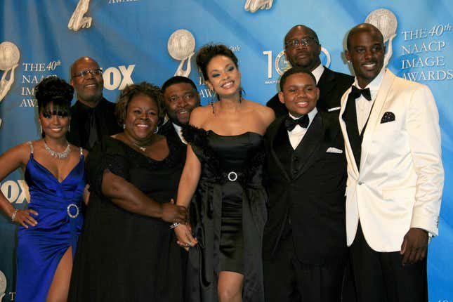 Cast of ‘House of Payne’ in the press room at the 40th NAACP Image Awards. Shrine Auditorium, Los Angeles, CA.