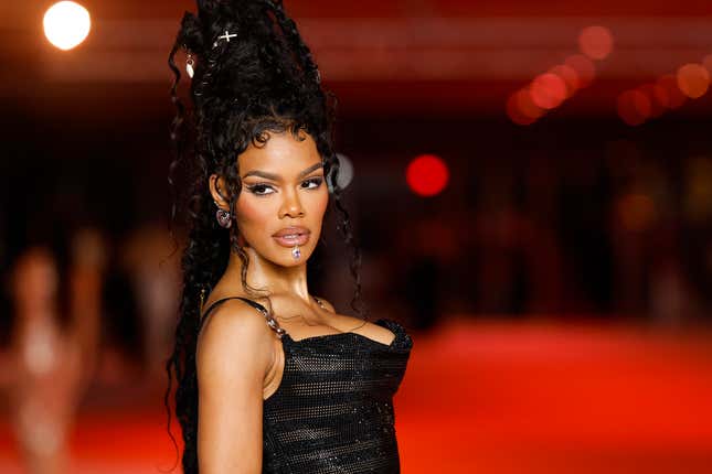 Teyana Taylor attends the Academy Museum of Motion Pictures 3rd Annual Gala Presented by Rolex at Academy Museum of Motion Pictures on December 03, 2023 in Los Angeles, California.
