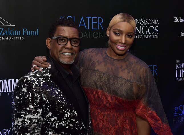 Gregg Leakes and NeNe Leakes pose on the red carpet at the Lenny Zakim Fund’s 9th Annual Casino Night on March 3, 2018 in Boston, MA.