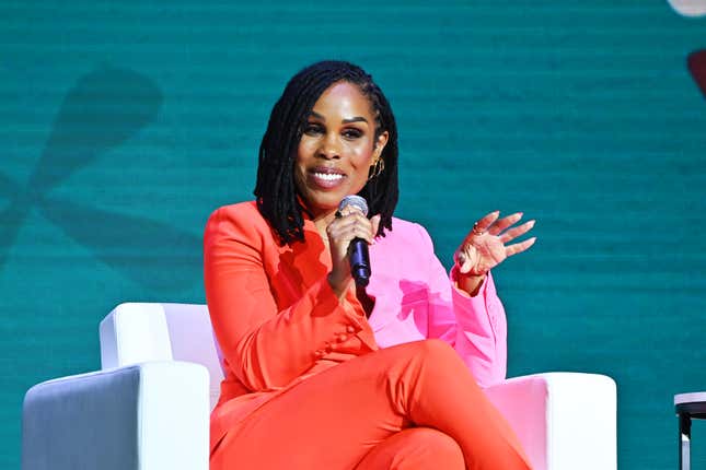 NEW ORLEANS, LOUISIANA - JULY 01: Dr. Uché Blackstock speaks onstage during the 2022 Essence Festival of Culture at the Ernest N. Morial Convention Center on July 1, 2022 in New Orleans, Louisiana. 